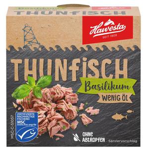 Hawesta Thunfisch Basilikum wenig Öl