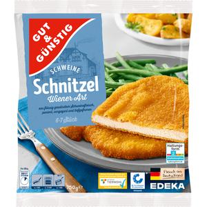 GUT&GÜNSTIG Schweineschnitzel Wiener Art 750g QS