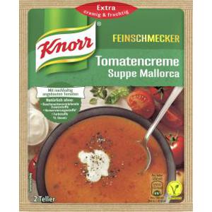 Knorr Feinschmecker Tomatencreme Suppe Mallorca