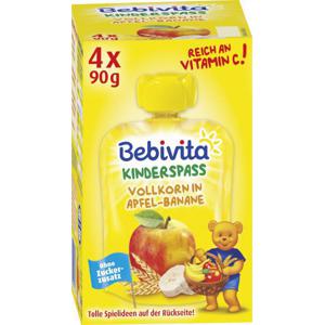 Bebivita Kinderspass Vollkorn in Apfel-Banane