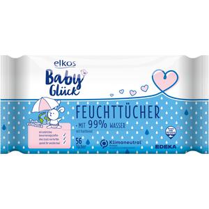 EDEKA elkos Baby Glück Babytücher 99% Wasser 2x56ST