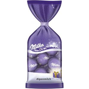 Milka Weihnachtskugeln Alpenmilch