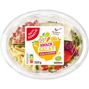 GUT&GÜNSTIG Käse&Schinken Salat mit Joghurt Dressing 300g