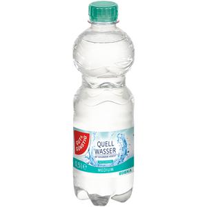 GUT&GÜNSTIG Quellwasser Medium 0,5l DPG