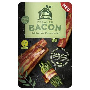 Billie Green veganer Bacon in Scheiben