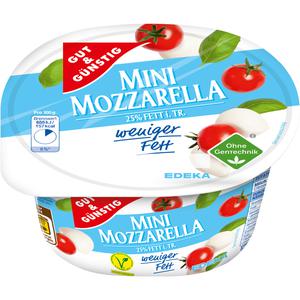 GUT&GÜNSTIG Mozzarella Minis Leicht 245g VLOG