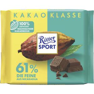 Ritter Sport Kakao Klasse 61% Die Feine aus Nicaragua