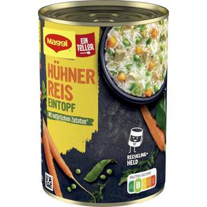 Maggi Ein Teller Hühner Reis Eintopf