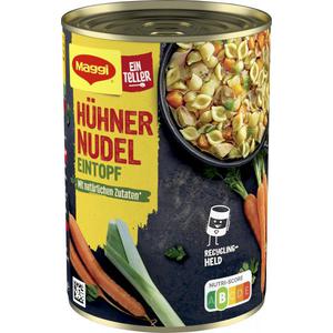 Maggi Ein Teller Hühner Nudel Eintopf