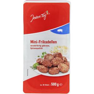 Jeden Tag Mini Frikadellen