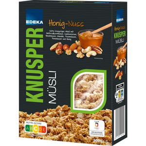 EDEKA Premium Knusper Müsli Honig-Nuss 500g