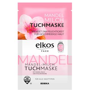 elkos FACE EDEKA elkos Tuchmaske Mandelmilch