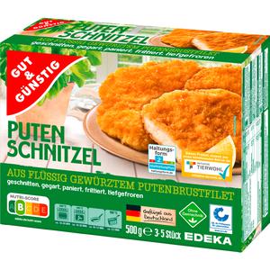 GUT&GÜNSTIG Putenschnitzel paniert 500g VLOG QS