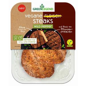 Green Legend Vegane Steaks Wild Pepper