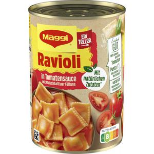 Maggi Ein Teller Ravioli Tomatensauce