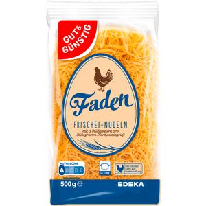 GUT&GÜNSTIG Frischei-Nudeln Faden 500g