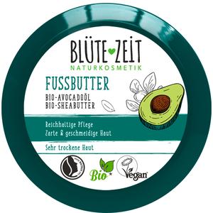 BLÜTEZEIT Fussbutter Bio-Sheabutter und Bio-Avocado 200ml