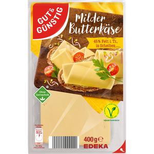 GUT&GÜNSTIG Butterkäse 45% 400g VLOG