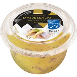 MSC EDEKA Genussmomente Matjessalat mit Honig-Senf-Dressing 150g