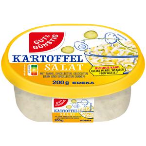 GUT&GÜNSTIG Kartoffelsalat mit Sahne, Ei und eingelegten Gurken Kleiner Kauf 200g