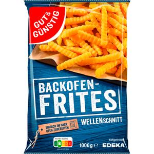 GUT&GÜNSTIG Pommes Frites Wellenschnitt 1000g