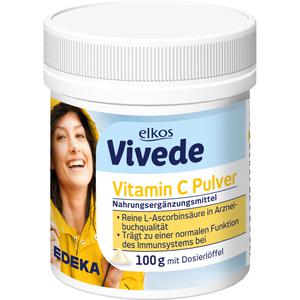 EDEKA elkos VIVEDE Vitamin C Pulver 100g