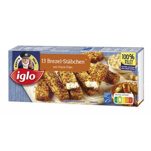 Iglo 13 Brezel-Stäbchen mit Fisch-Filet