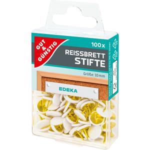 GUT&GUNSTIG Reissbrettstifte weiss 100ST