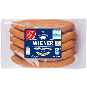 GUT&GUNSTIG Wiener Wurstchen 1000g QS