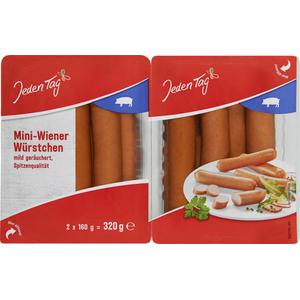 Jeden Tag Mini-Wiener Wurstchen 2x160g