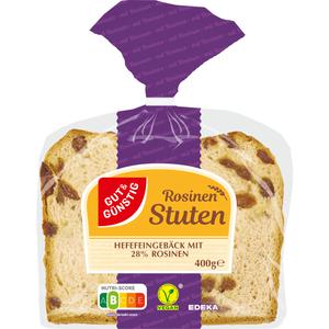 GUT&GUNSTIG Rosinenstuten 400g