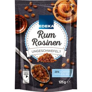 EDEKA Rosinen mit echtem Jamaica-Rum 125g