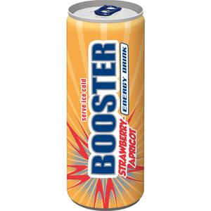 BOOSTER Energy Drink Strawberry-Apricot 0,33l DPG