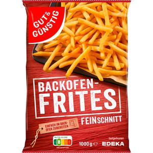 GUT&GUNSTIG Pommes Frites Feinschnitt 1000g