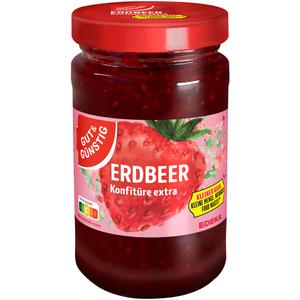 GUT&GUNSTIG Konfiture extra Erdbeere Kleiner Kauf 270g