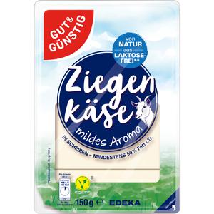 GUT&GUNSTIG Ziegenkase Scheiben 50% 150g VLOG