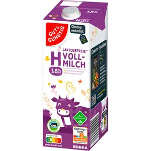 GUT&GUNSTIG H-Milch laktosefrei 3,8% 1l VLOG