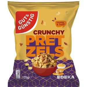 GUT&GUNSTIG Crunchy Pretzel Honig Senf 125g