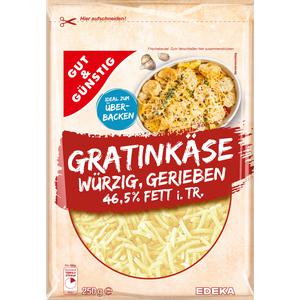 GUT&GUNSTIG Gratinkase wurzig 46,5% 250g