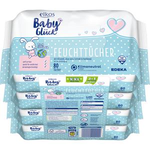 EDEKA elkos Baby Gluck Babytucher Comfort 4x80ST