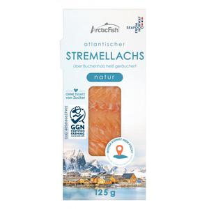 ArcticFish atlantischer Stremellachs Natur gerauchert