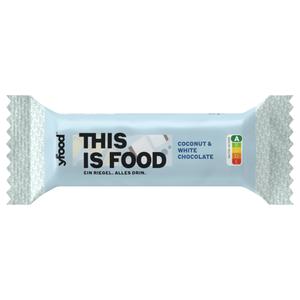 YFood High-Protein Riegel Coconut & White Chocolate 60g