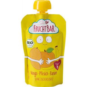 FruchtBar Bio Fruchtpüree Mango-Pfirsich-Banane