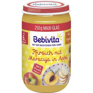 Bebivita Früchte Pfirsich mit Maracuja in Apfel