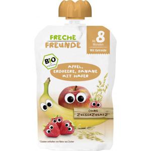 Freche Freunde Quetschie Apfel-Erdbeere-Banane mit Hafer