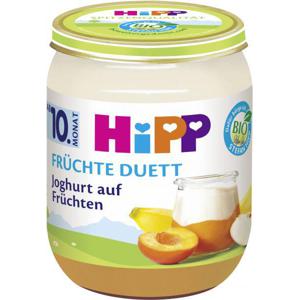 Hipp Früchte-Duett Joghurt auf Früchten