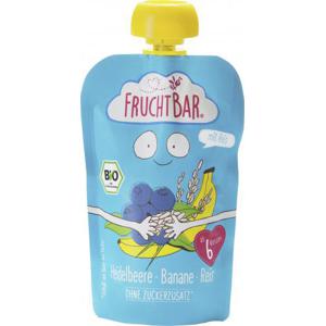 FruchtBar Bio Fruchtpüree Heidelbeere-Banane-Reis