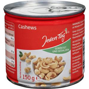 Jeden Tag Cashews geröstet & gesalzen