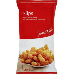 Jeden Tag Flips Mais-Erdnuss-Snack