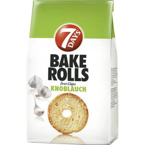 7 Days Bake Rolls Brot Chips Knoblauch